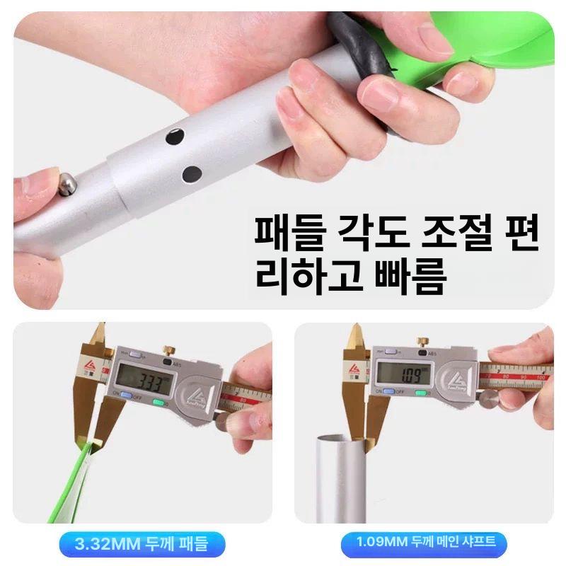 카약노 고무 카약 보트노 카누 노젓기 선외기 압축기 4개 섹션 레드 - 상세 이미지 4