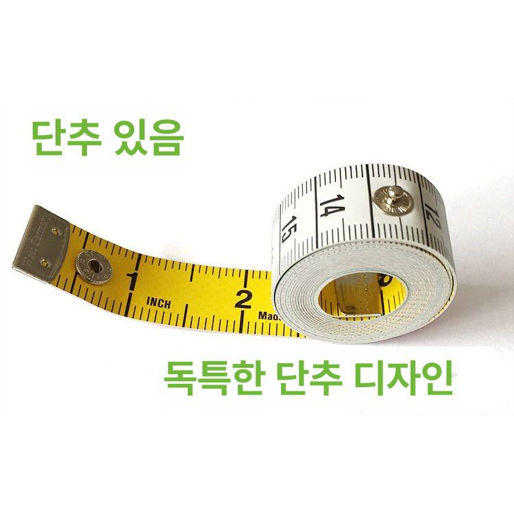 피팅 테일러 줄자 바디용 양복 양복용 컬러 버튼 없음 1면cm 1면inch - 상세 이미지 4