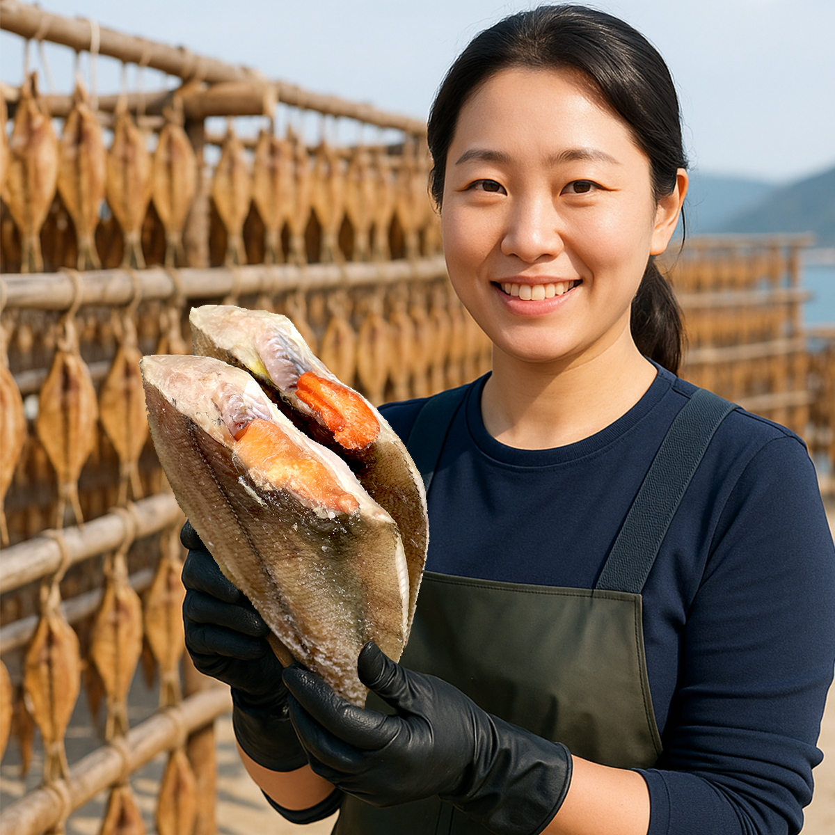 포항 반건조 생선 반건조가자미 1kg 말린생선 가재미 특대