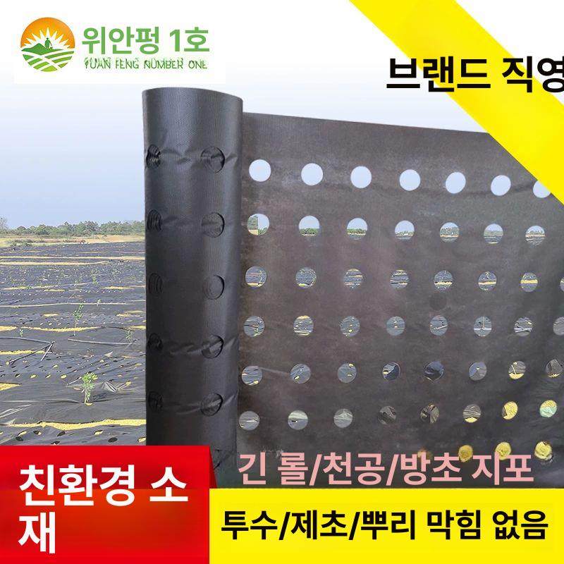 농업용부직포 제초 마늘 멀칭 원예 덮개 구멍 1.2mx100m 3구멍 기타사이즈 A - 상세 이미지 2