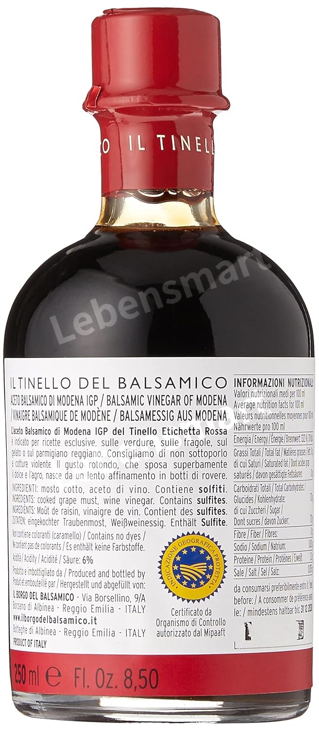 일보르고 일티넬로 발사믹식초 250ml - 상세 이미지 3