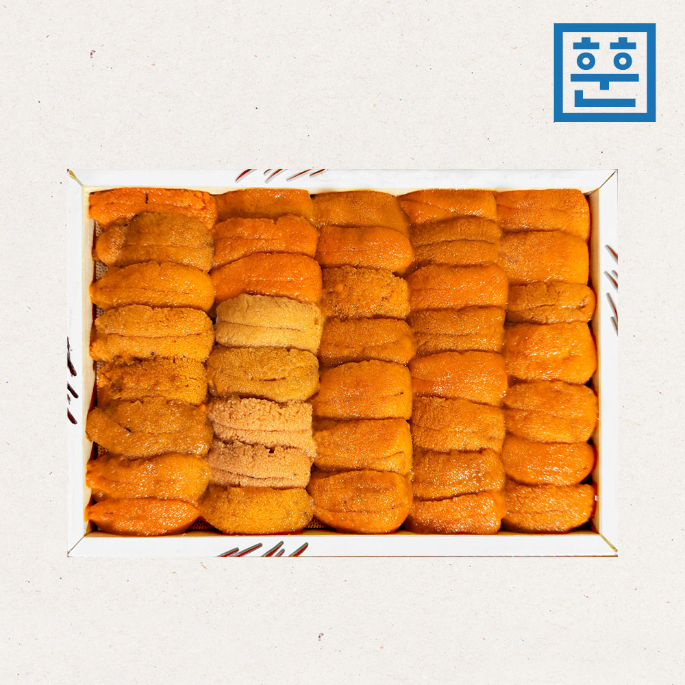 북해도우니 성게알 최상급 훗카이도 자연산 바훈우니 말똥성게 250g - 상품 이미지