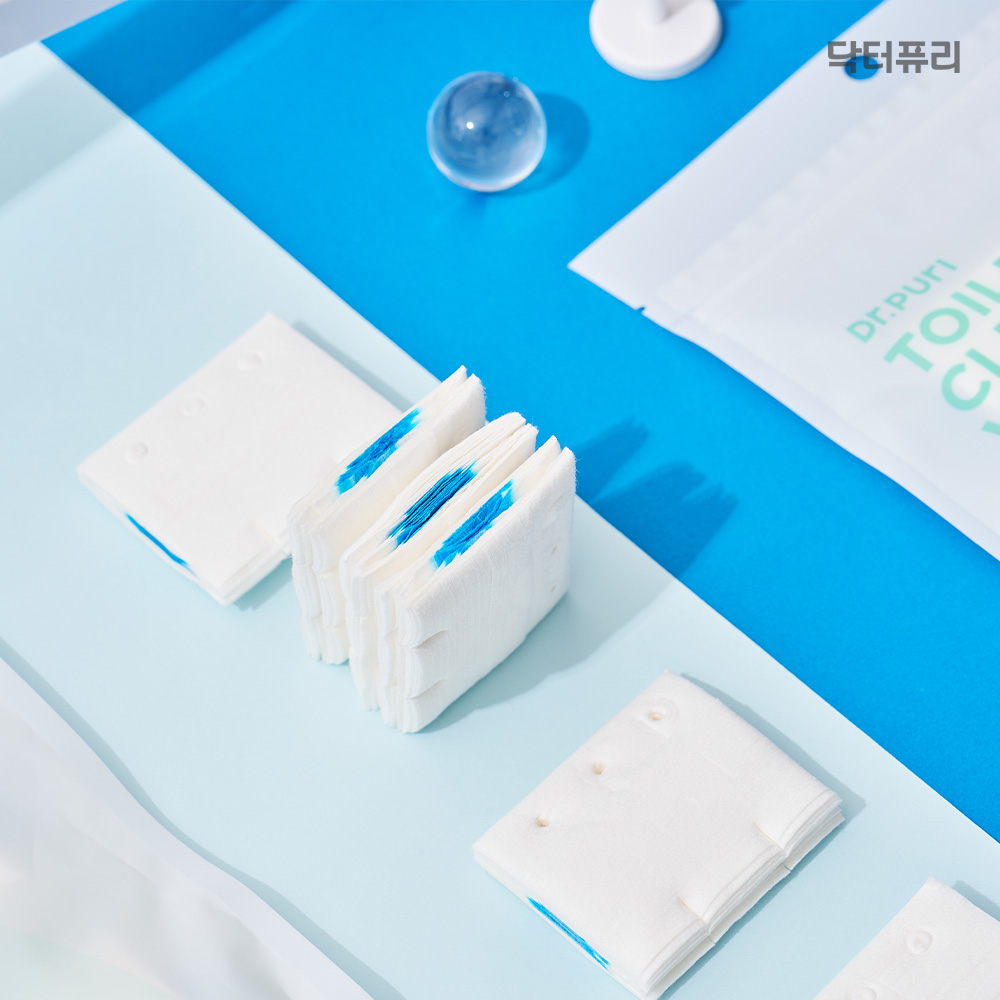 New 닥터퓨리 간편청소 변기세정제 스틱+청소포 12개입 포함 변기클리너스틱 이미지 3