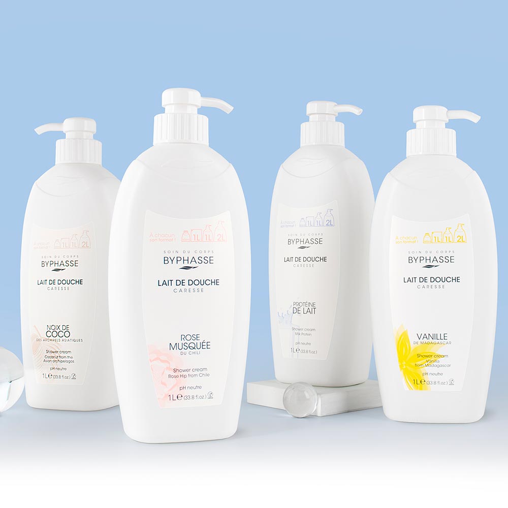 1+1 대용량 고보습 바디워시 1000ml 바닐라/ 로즈힙/ 코코넛/ 밀크프로틴