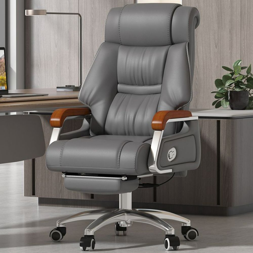 임원 의자 럭셔리 가죽 홈 오피스 중역 - 상품 이미지
