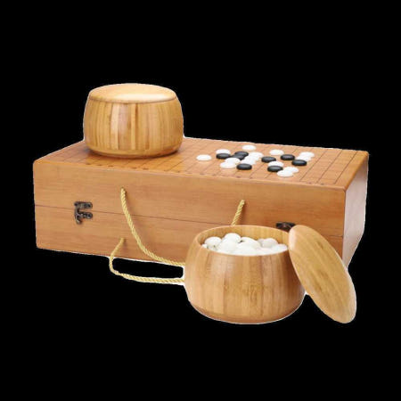 [해외]휴대용바둑판 세트 바둑알 보드 접이식 원목 테이블 1. A타입