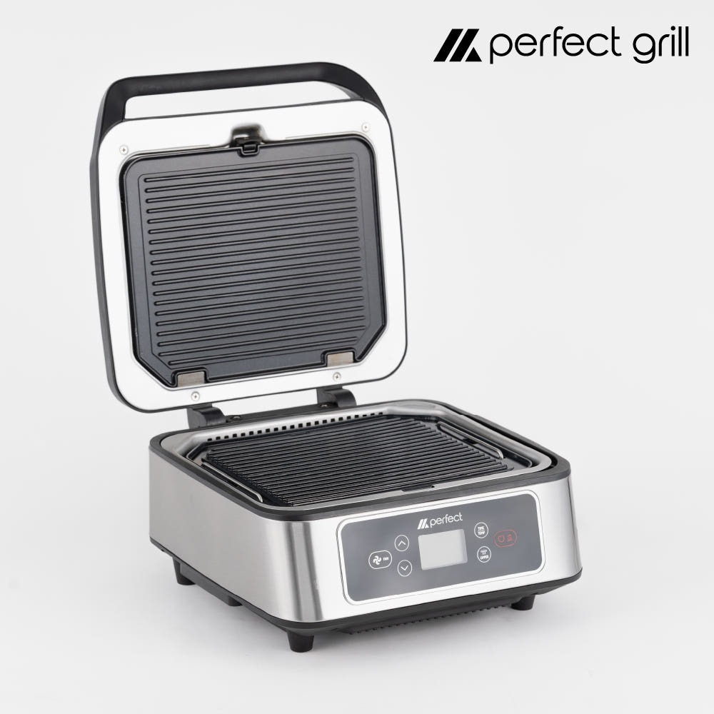 퍼펙트그릴 전기 가정용 연기 안나는 없는 양면 한번에 삼겹살고기 그릴