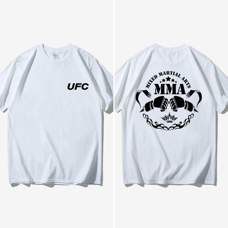 UFC 티셔츠 MMA 복싱 스포츠 반팔티 권투 무에타이 - 상세 이미지 2