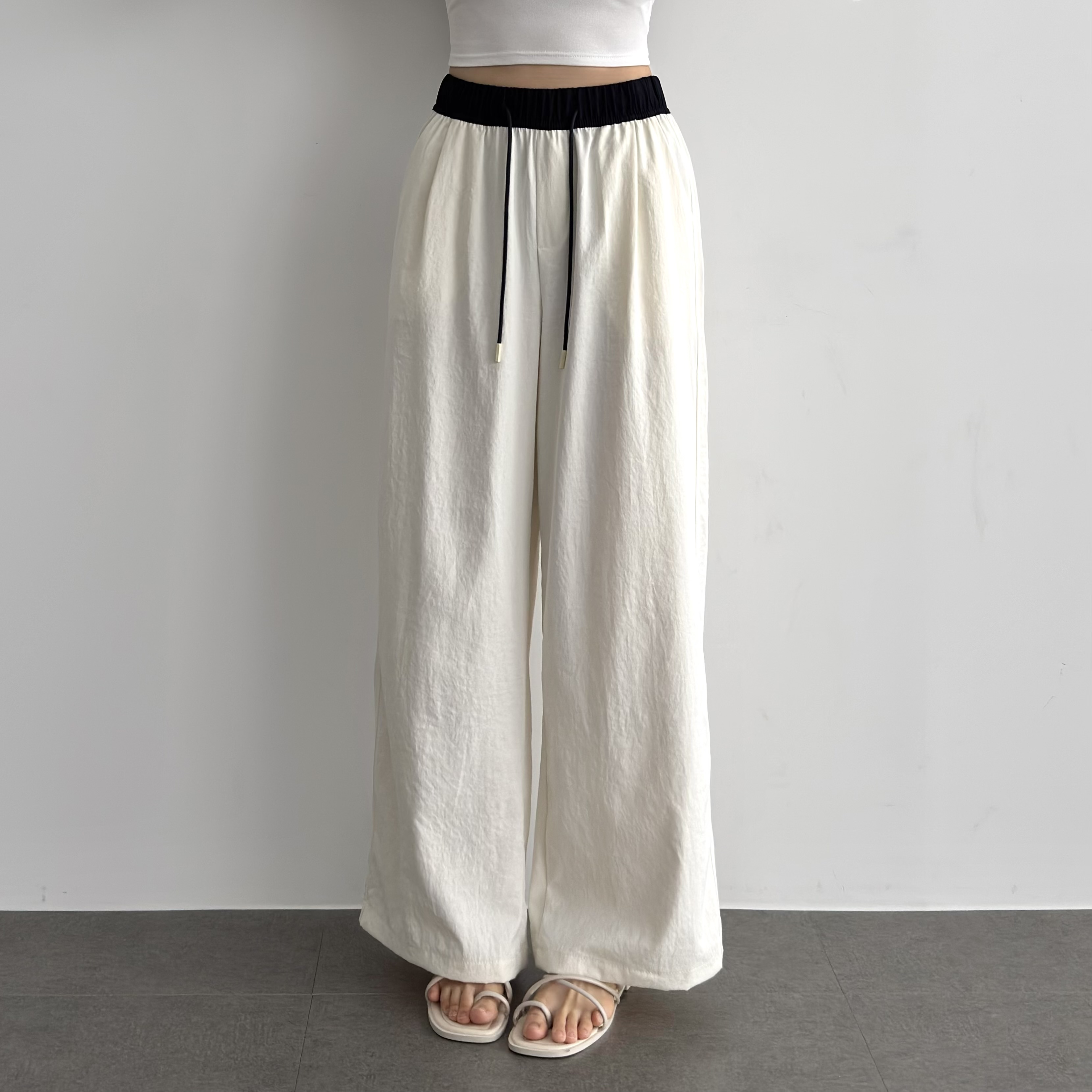 여성 여름 쿨링 냉장고바지 바스락 시어서커팬츠