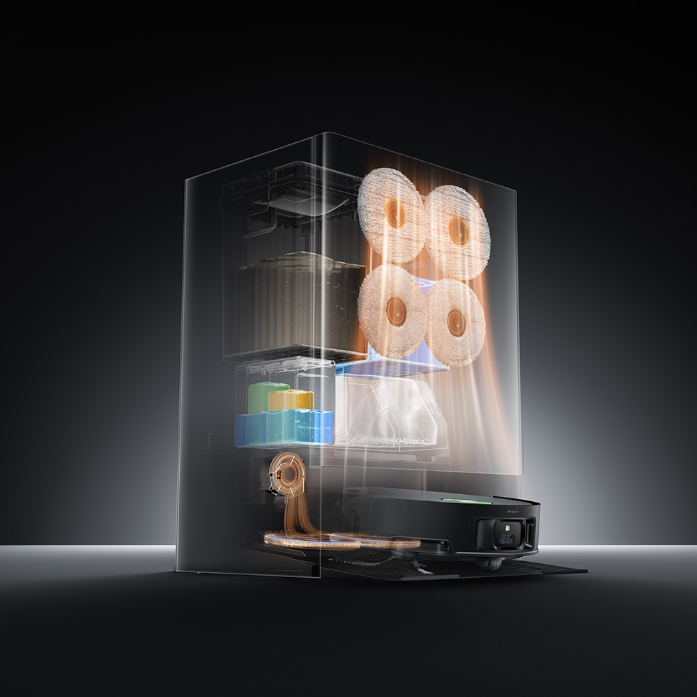 [시크릿 특가]드리미 매트릭스10 울트라 (블랙) 물걸레 자동교체 로봇청소기+바닥 클리너 1L 증정