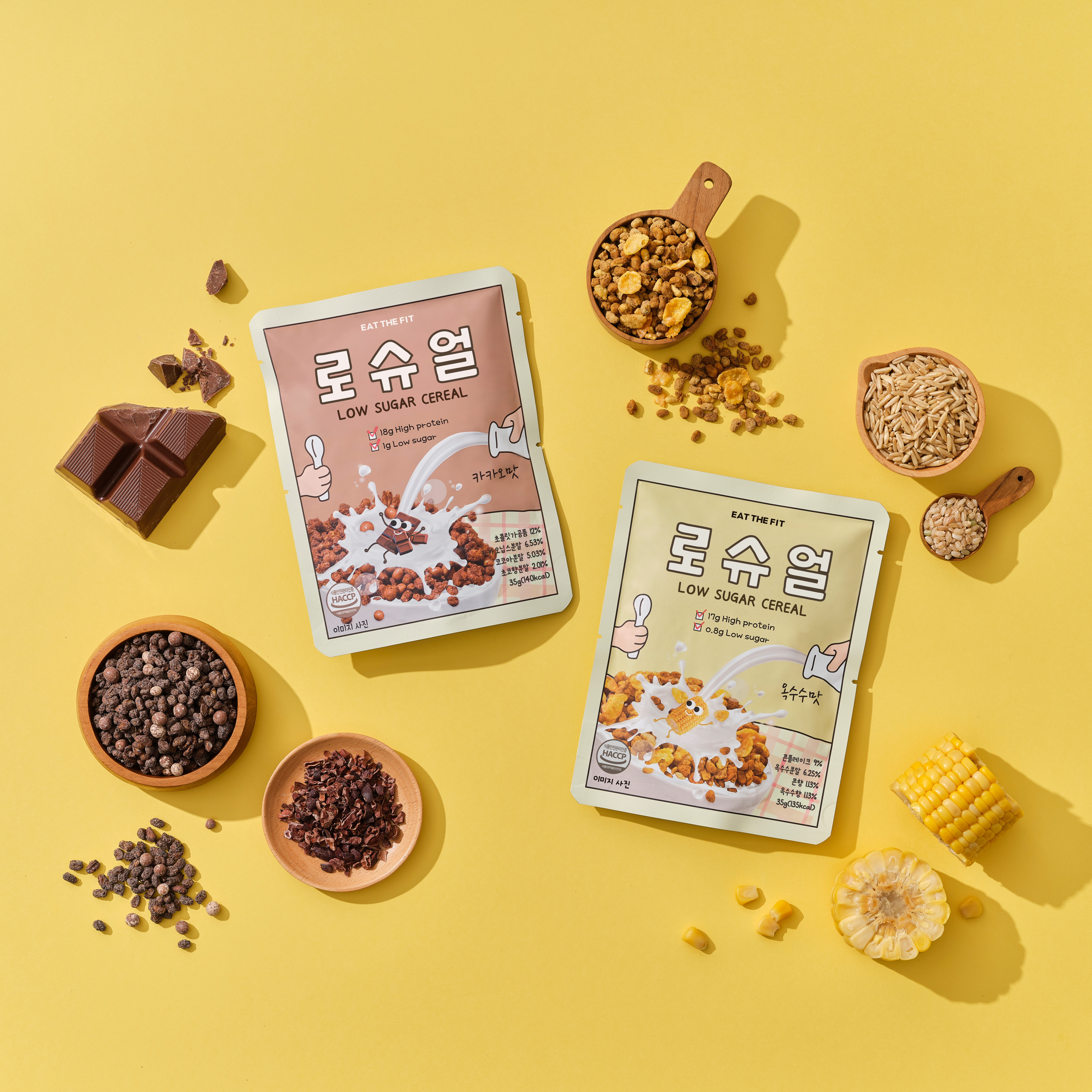 잇더핏 로슈얼 프로틴 시리얼 저당 단백질 그래놀라 10개