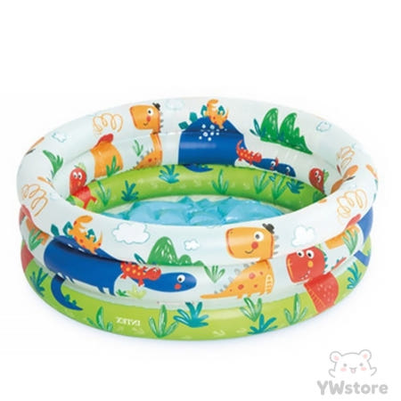 YWstore 인텍스 공룡 원형 풀장 61x22cm유아용 볼풀장 개인수영장