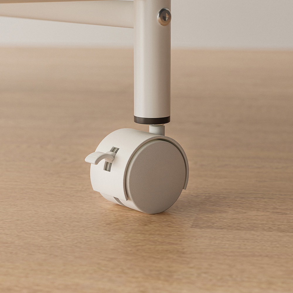 무베즈 서랍형 2단 이동식행거 스탠다드 드레스룸 스탠드 옷걸이 행거