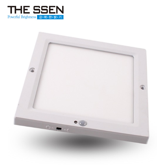 더쎈 LED 슬림엣지 사각 센서 22cm(외경사이즈 8인치) 20W - 상품 이미지
