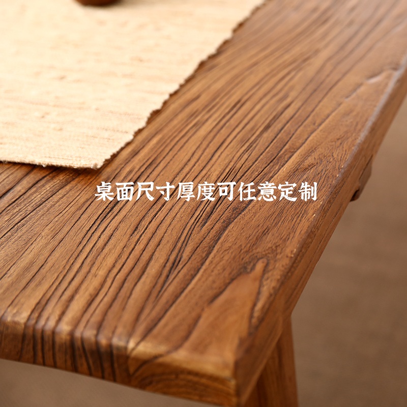 테이블상판 고재 단단한 높이 나무 120cm 대형 탁자 우드슬랩 - 상세 이미지 5
