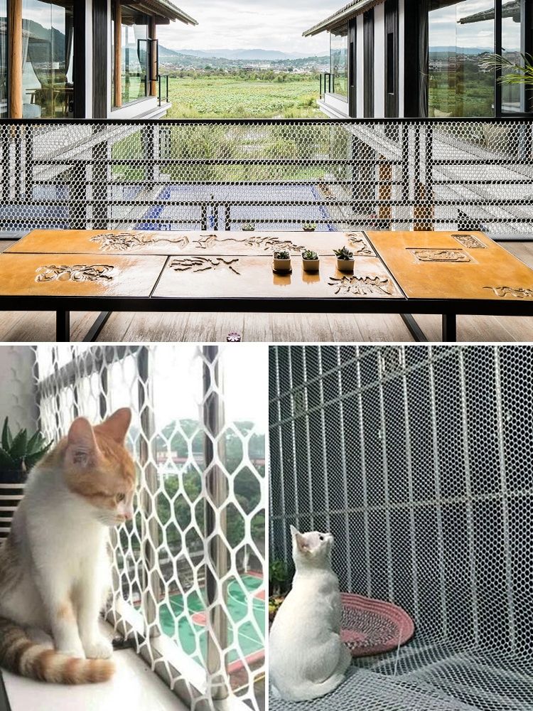 딸기 받침망 과일 자재 작물 채소 농사 온실 낙과망 폭 40cm 길이 3m 케이블타이포함 흰색-0.6cm 구멍 - 상품 이미지
