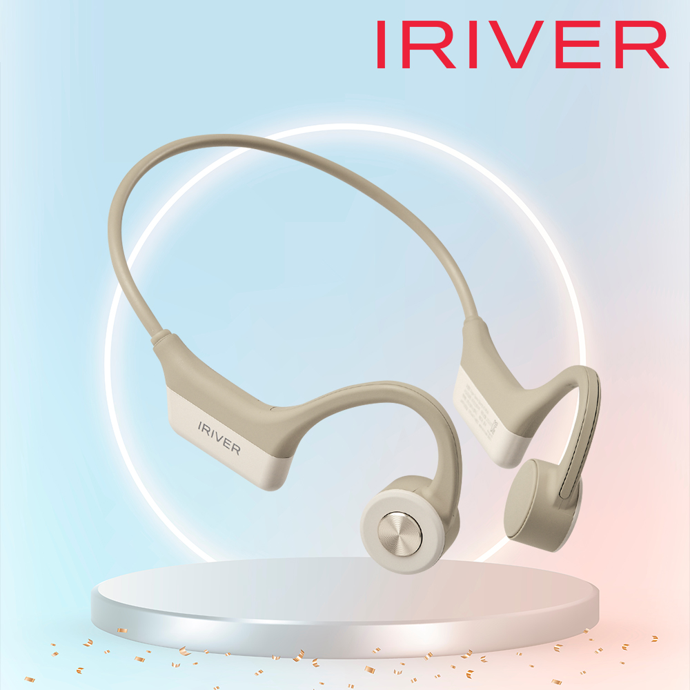 아이리버 Eiger Opera Sports X3 RUN 골전도 이어폰 베이지