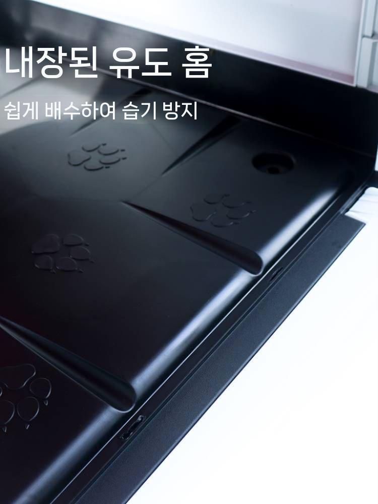 실외개집 철장 울타리 야외 방수 애견 펜스 대형견 철제 견사 애견철장 애견울타리 케이지 - 상세 이미지 4