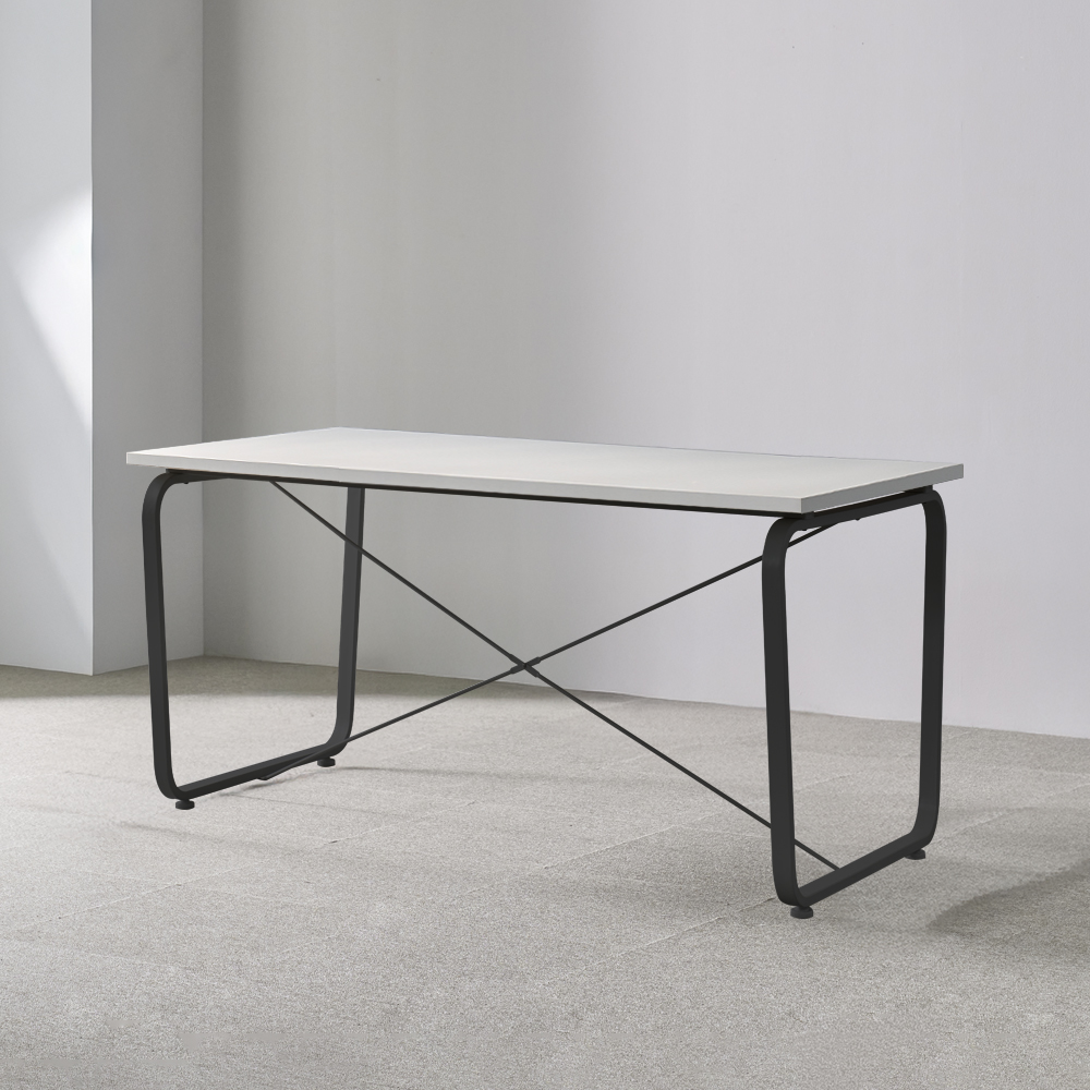 티에스퍼니처 데임 회의테이블 작업 사무용 25T 2000x900mm, 블랙+화이트 이미지 6