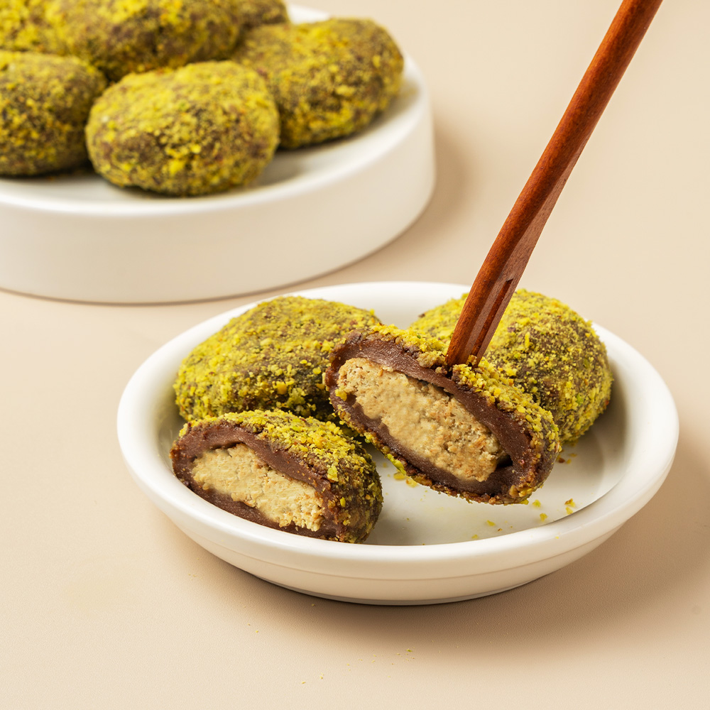 메고지고 두바이 쫀득 초콜릿 찹쌀떡 40g 8봉 모찌 선물 피스타치오 카다이프 개별포장