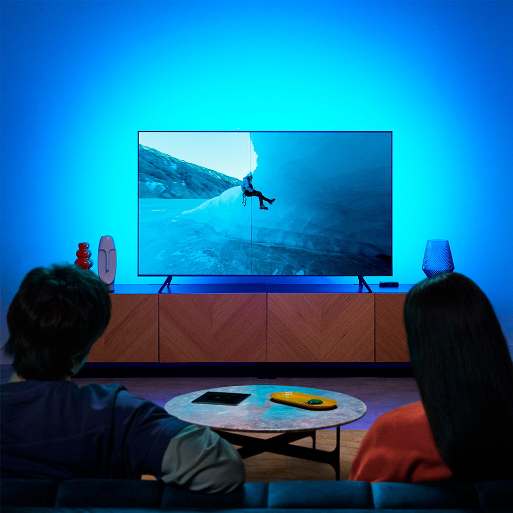 필립스 위즈 TV용 LED 라이트스트립 줄조명 간접조명 싱크박스 55-65 139cm x 컬러