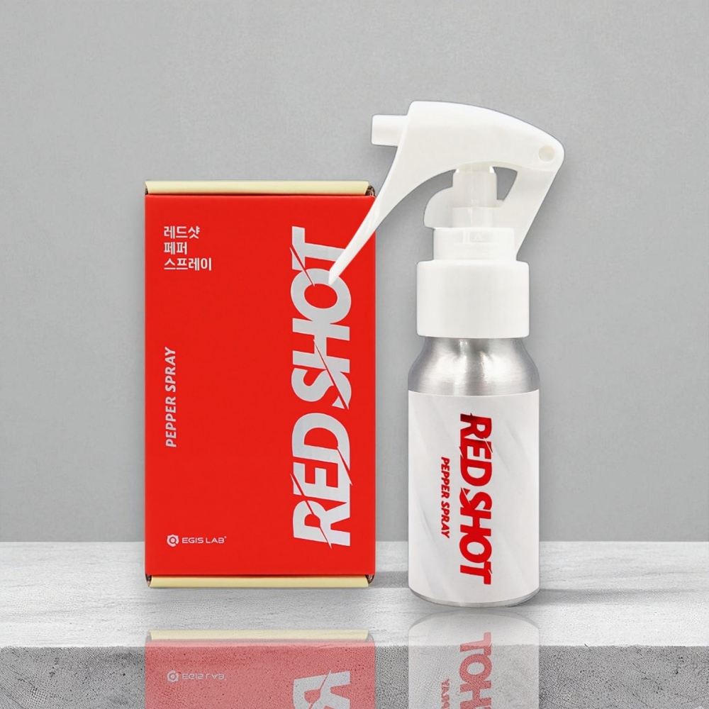 호신용 스프레이 레드샷 트리거 40ml 휴대용 스트랩 랜야드 세트 - 상세 이미지 2
