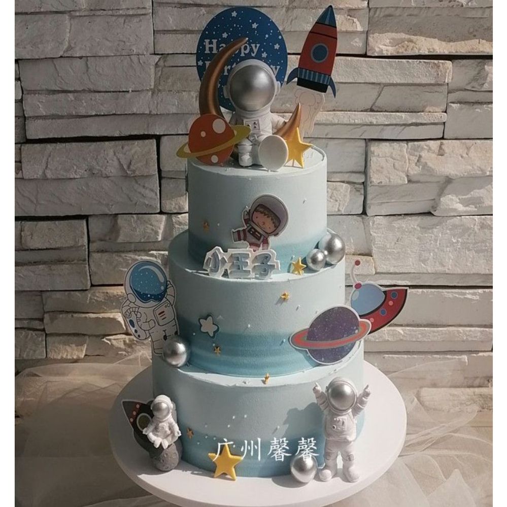 생일파티 케이크 모형 3단 웨딩 기념일 촬영소품 스튜디오 장식품 대형 가짜 색상 01 10+8+6인치(9cm) - 상세 이미지 3
