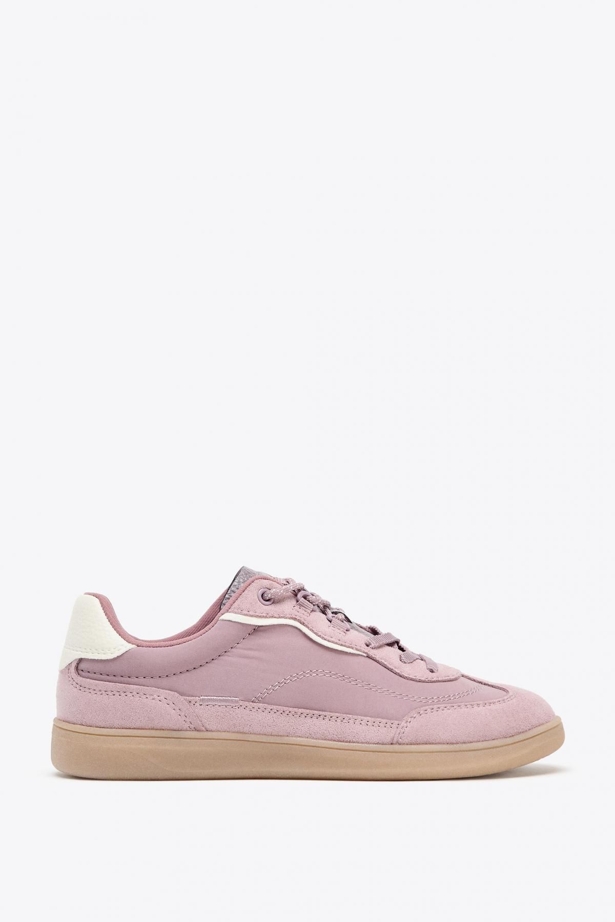 자라 배색 테크니컬 로우탑 스니커즈 5407/610 MAUVE PURPLE - 메인 이미지