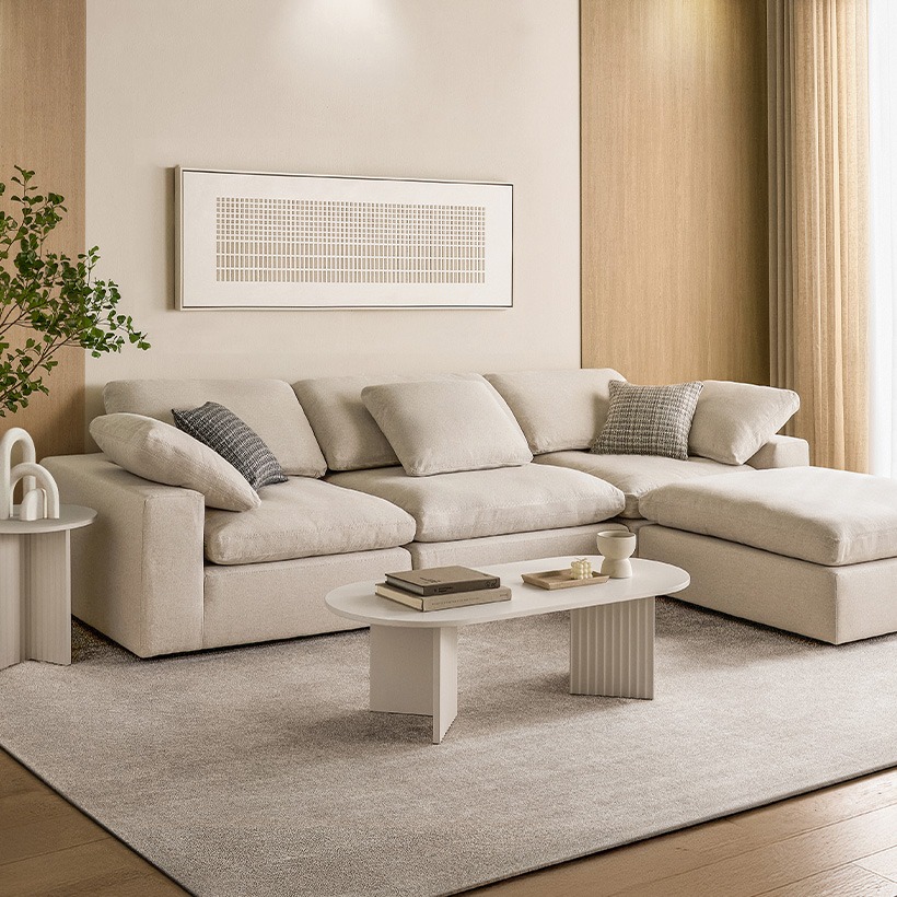 까사미아 캄포 구스30 클래식 모듈 소파 암리스 아이보리