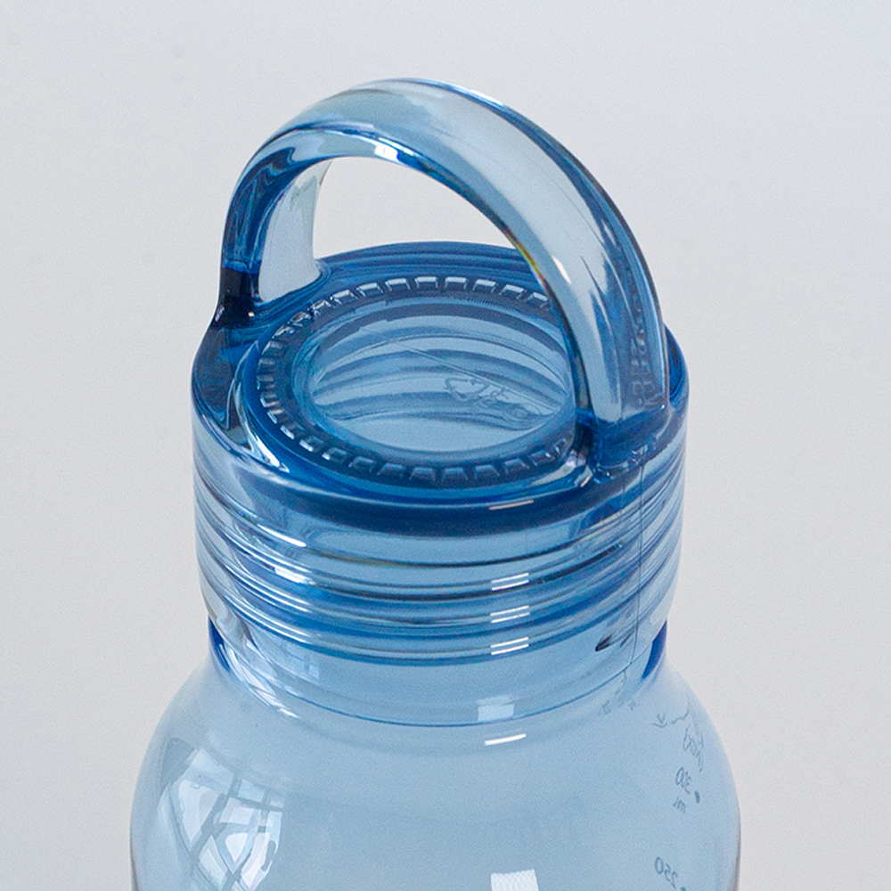 프레쉬어랏 트라이탄 물병 어린이 학생 휴대용 가벼운 핸들캡 에어 보틀 430ml, 블루 이미지 4
