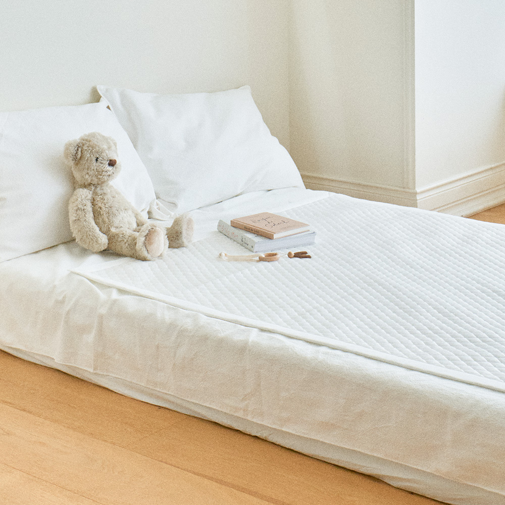 말랑하니 아기 냉감 방수패드 신생아 쿨매트 태열 라지