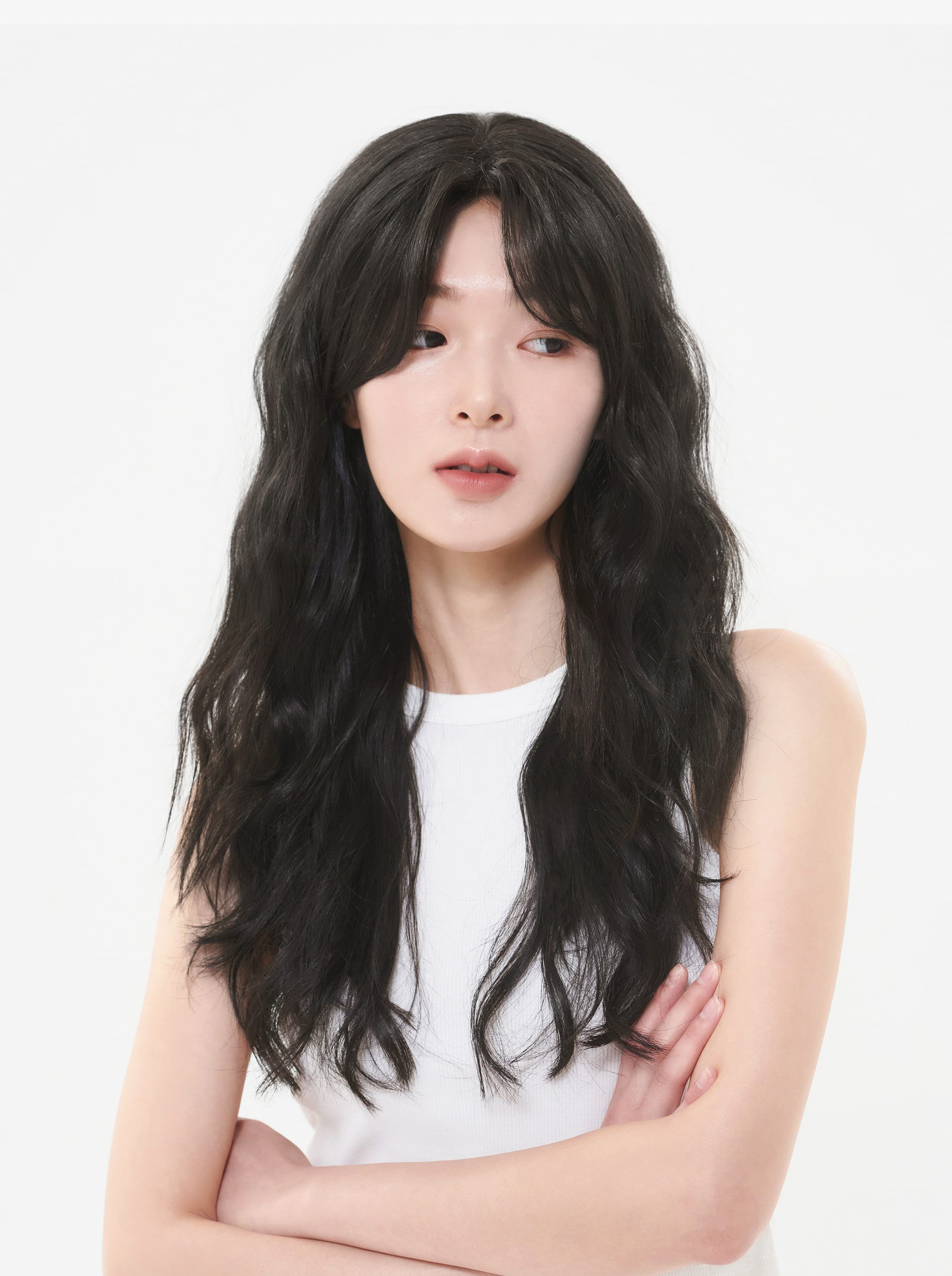 탑커버 정수리가발 사이드뱅 젤리펌 히피 빈티지 에린 이미지 7