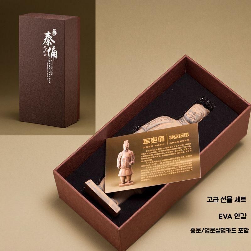 미니 병마용 장군 병사 미니어처 소품 인형 장식 피규어 일반 장군 - 상세 이미지 2
