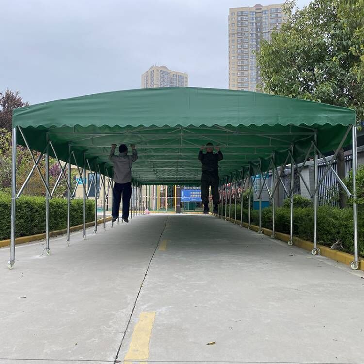 간이 이동식 자바라천막 접이식 행사장 방풍 UV차단 차단 차광 천막 - 상세 이미지 5
