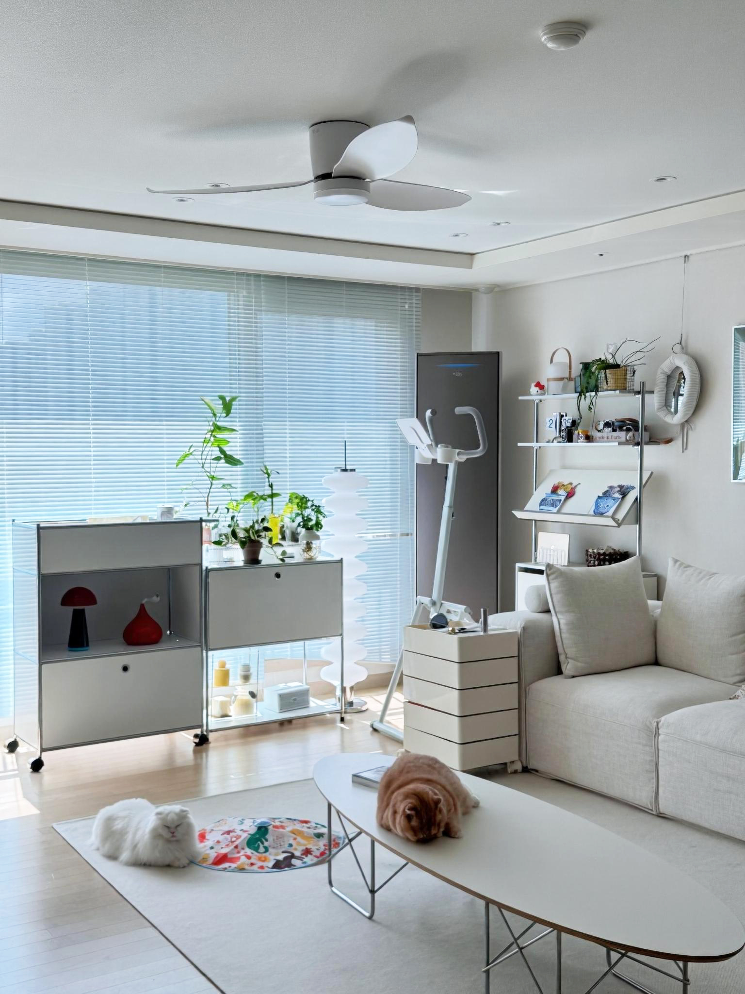 쭌뭉인플루언서 설치템 한국형 벨로스 IoT 스마트 실링팬 112cm(44인치) 132cm(52인치) 조명색상선택 AS2년 - 상세 이미지 3