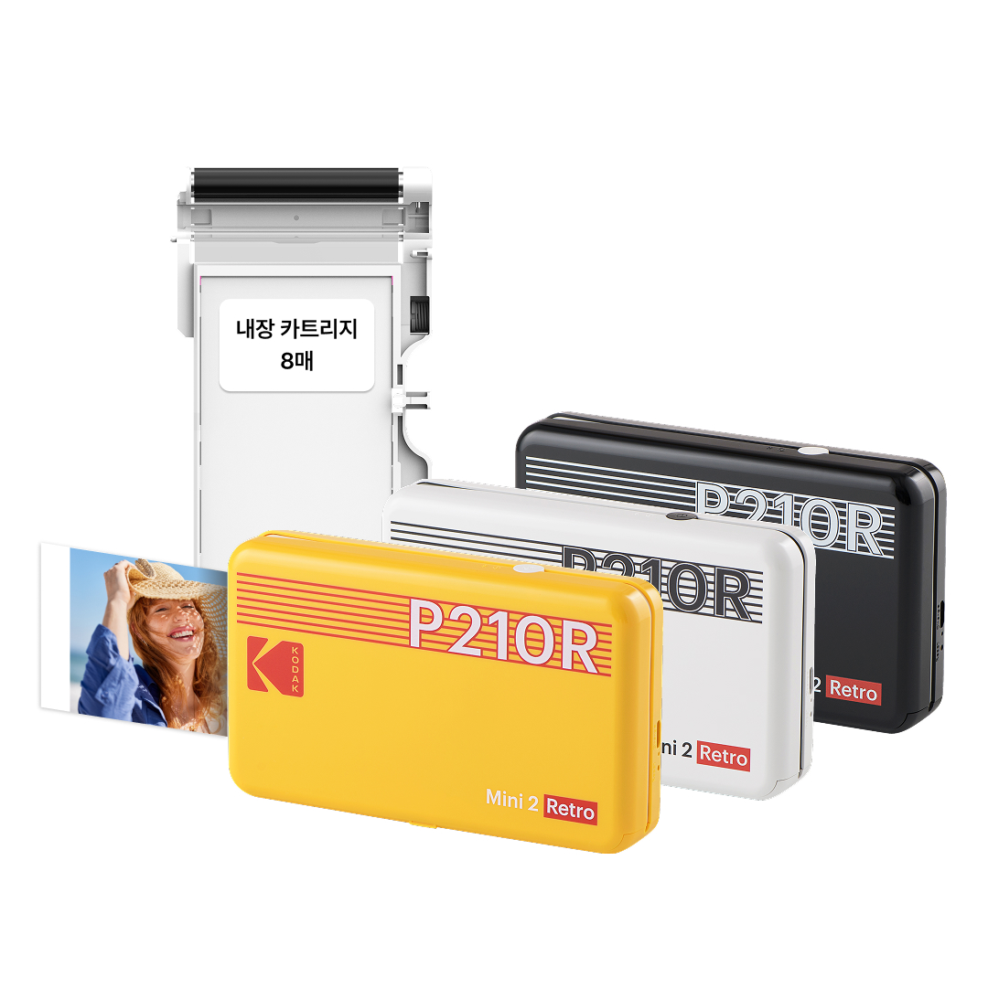 코닥 포토프린터 사진인화기 미니 2인치 레트로