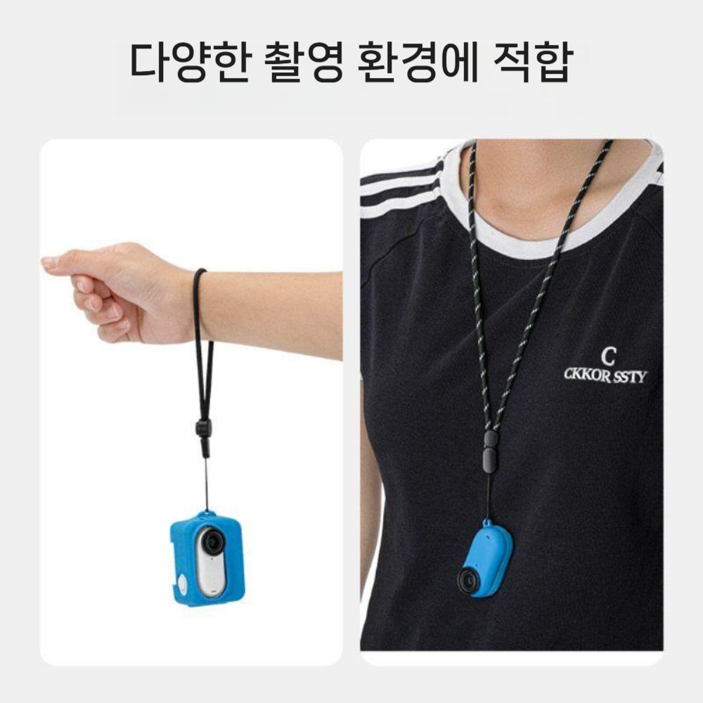 인스타360 Go 3s 실리콘 보호 케이스 바디 렌즈 커버 액세서리 - 상세 이미지 5