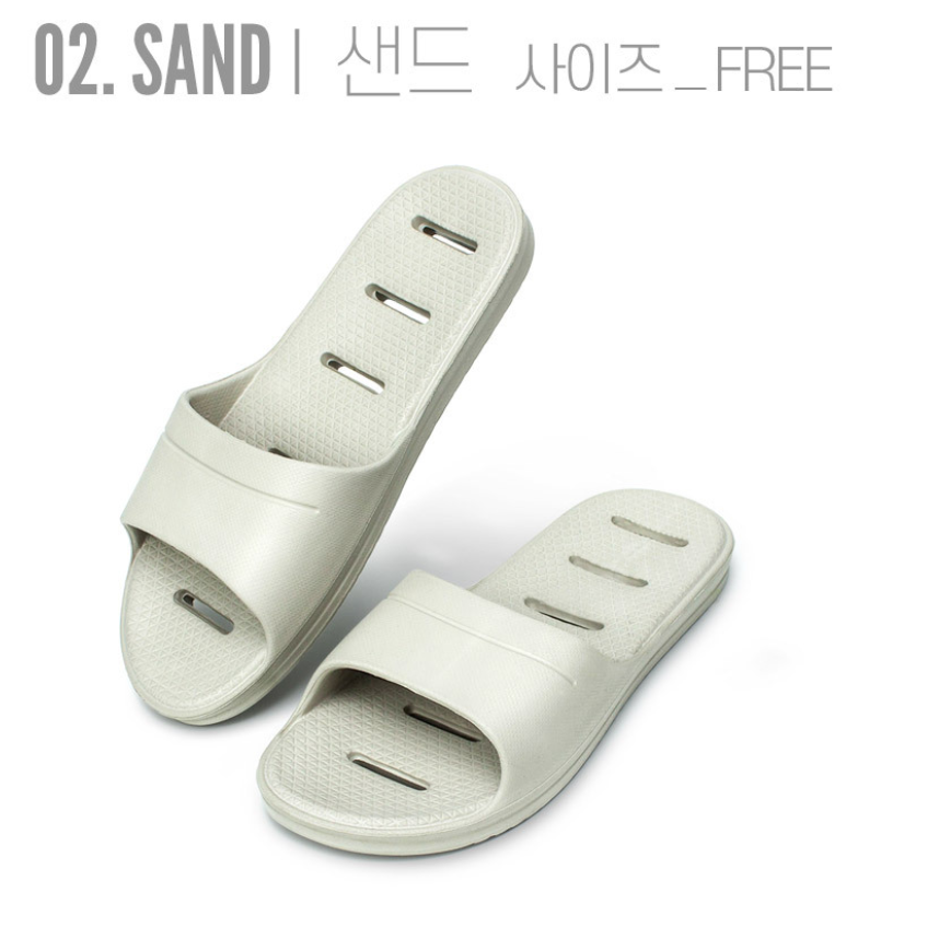 남자 안미끄러지는 욕실 슬리퍼 납작 욕실화 남성 욕실용 슬리퍼 - 상세 이미지 2