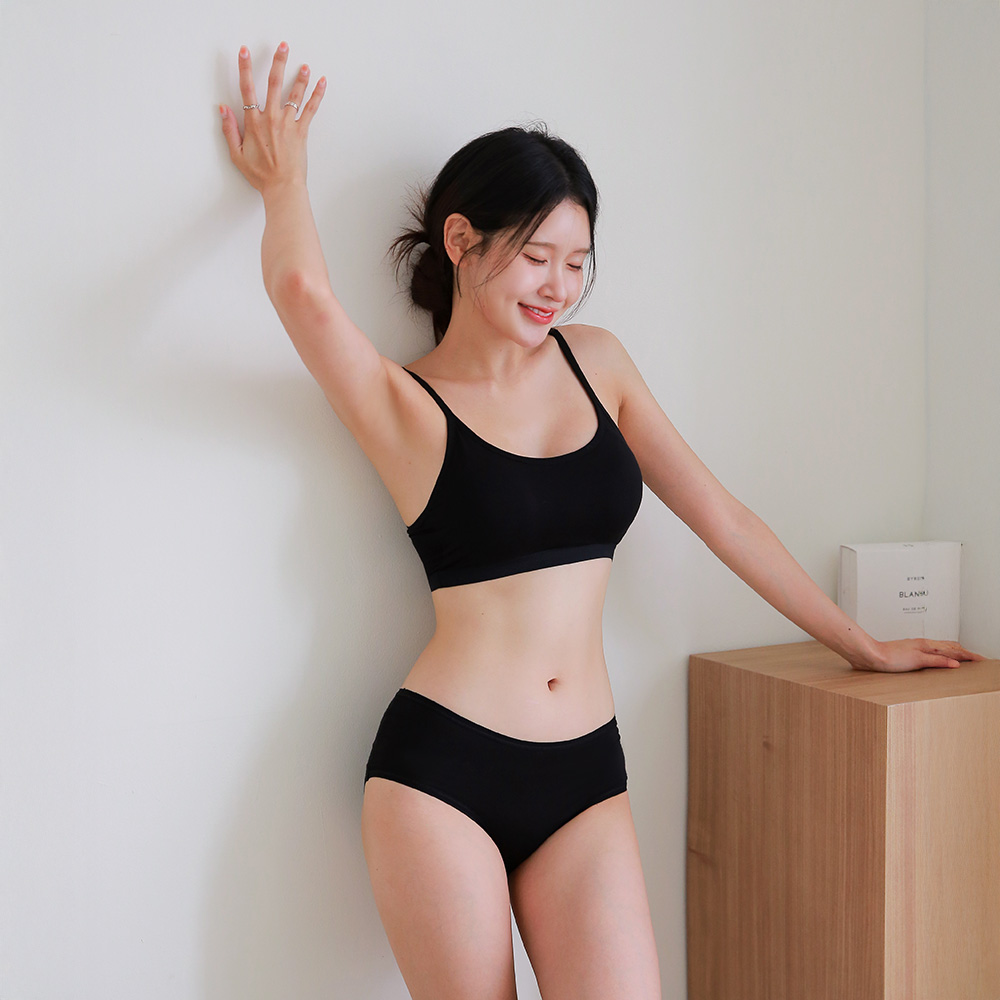 (N배송) DDO 여성 속옷세트 편한 노와이어 여자 언더웨어 심리스 브라팬티세트 4종색상 4종세트, 95, 1장 이미지 7
