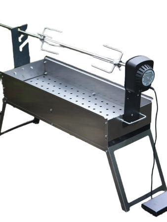 자동 바베큐 그릴 숯불꼬치구이 직화 야외 화로 회전