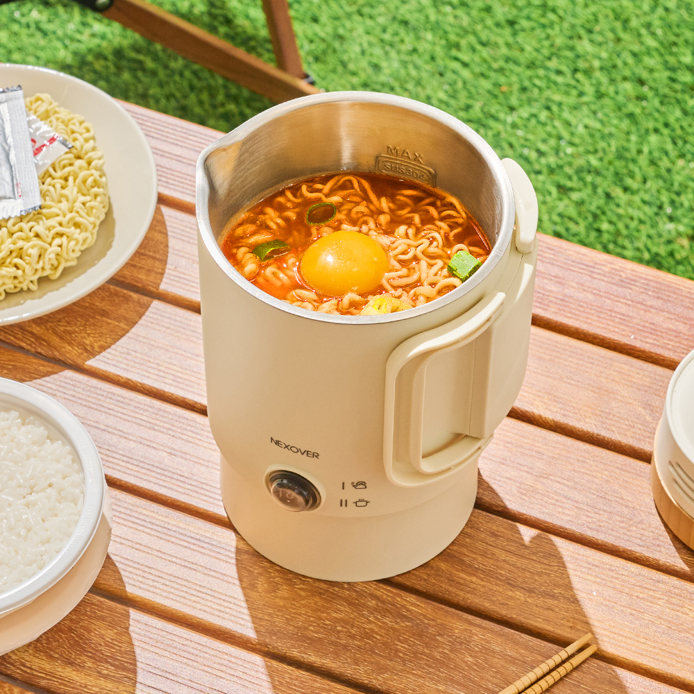 넥소버 여행용 캠핑용 전기 포트 주전자 NXK-T10
