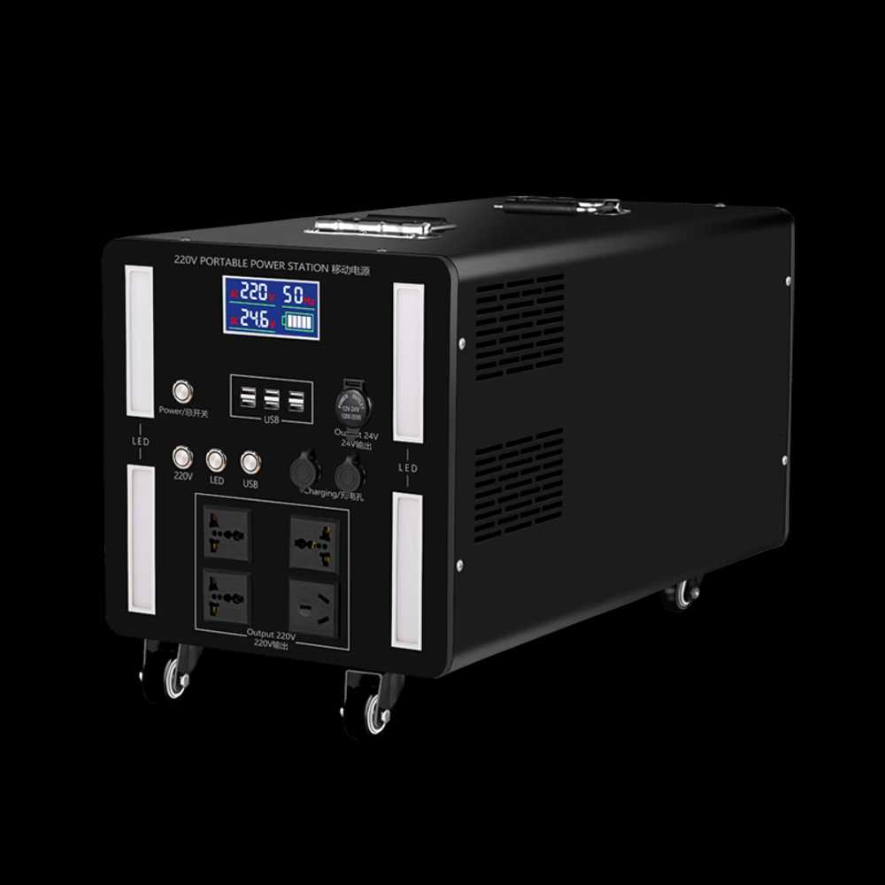 올인원 파워뱅크 밧데리 인산철 대용량 휴대용 차박 1000W+1도 - 상세 이미지 5