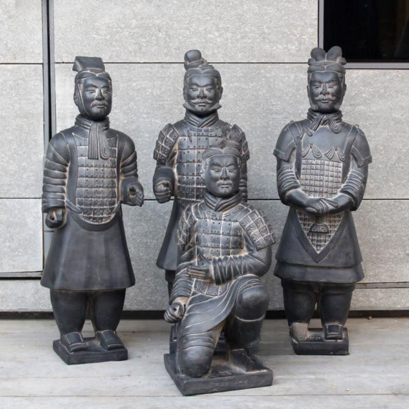 대형 병마용 조형물 장군 병사 모형 빈티지 장식품 40 cm일반 - 상세 이미지 3