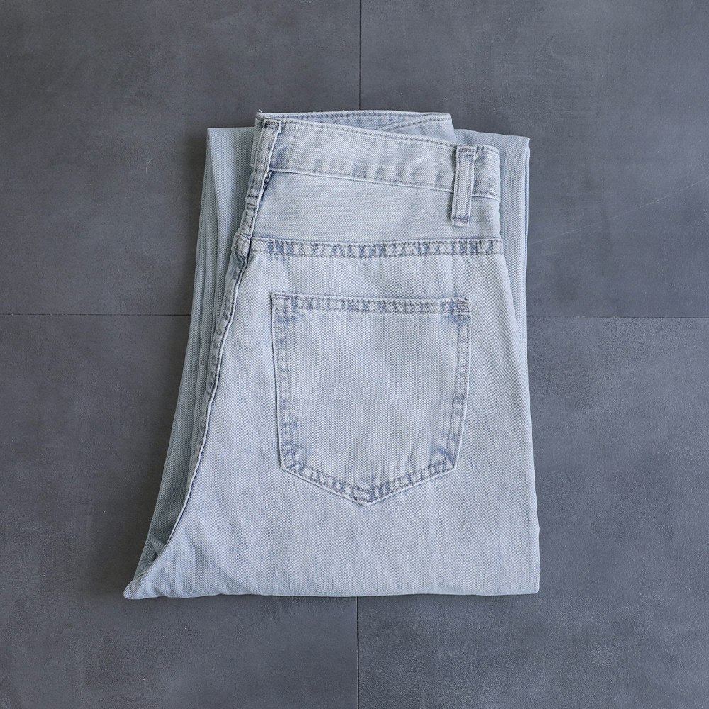 팔레스 사계절 난스판 스트레이트 일자핏 시즌리스 데님 팬츠 - 상세 이미지 5