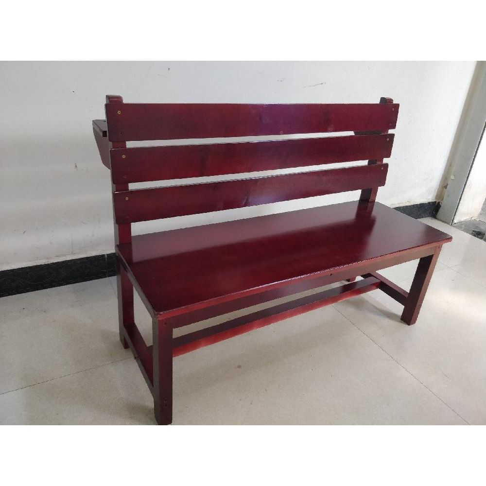 교회의자 벤치 예배당 메인 대형 등받이 120x40x80 의자 긴의자 - 상품 이미지