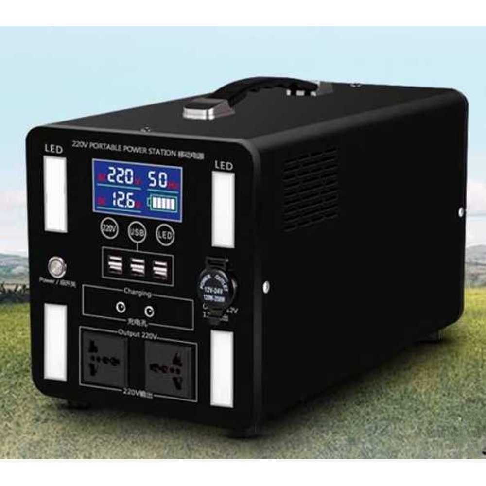 올인원 파워뱅크 밧데리 인산철 대용량 휴대용 차박 1000W+1도 - 상품 이미지