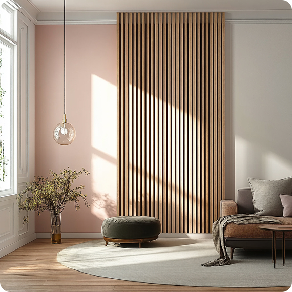 초간편 DIY 호텔감성 쪽벽 셀프 벽 인테리어 붙이는 간살 템바보드 템파보드