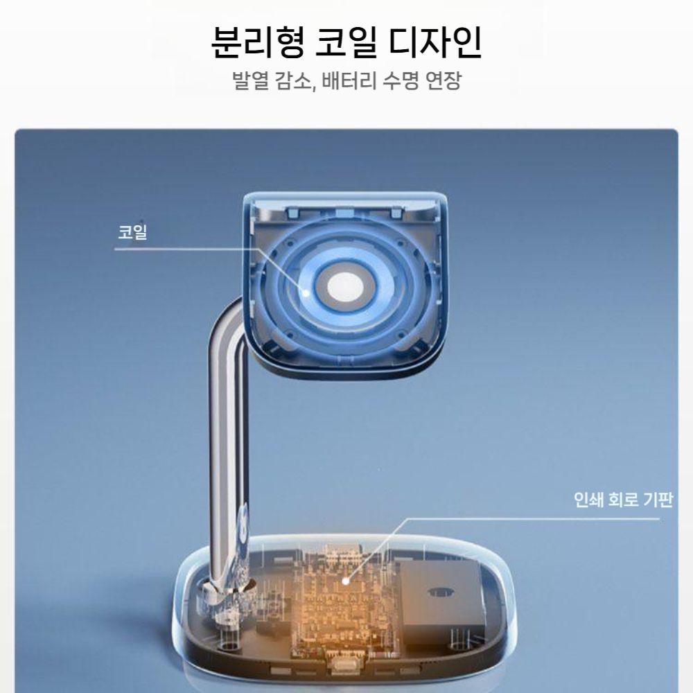 갤럭시워치8 클래식 울트라 충전기 코일 냉각 3W 맥세이프 무선 충전 거치대 - 상세 이미지 4