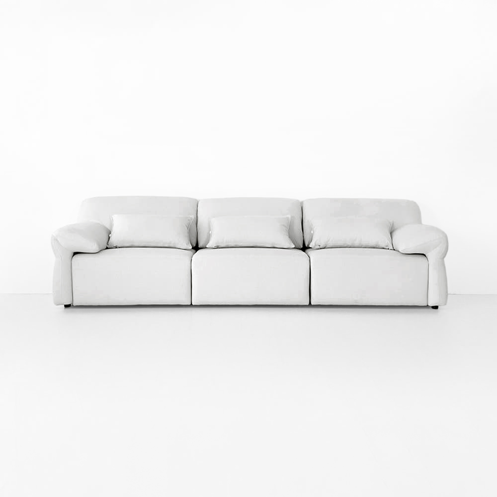 코스니 4인 전동 슬라이딩 패브릭 소파 B2281