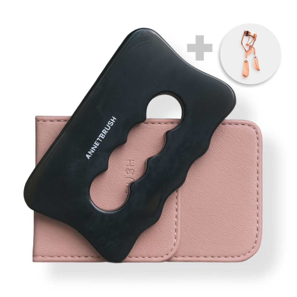 아넷브러쉬 럭스괄사 마사지기 얼굴마사지기구 얼굴주름 리프팅 자연석 아넷브러쉬괄사